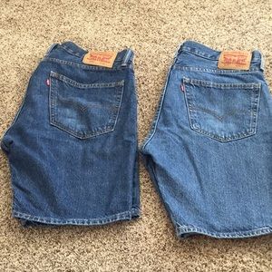 Levi 505 36” waist Jean shorts